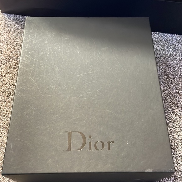 Authentic Christian DIOR high top leather suede sneakers w/ box 38 7 1/2 9 - Picture 14 of 14